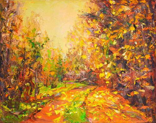 Autumn in the forest. Iryna Kastsova