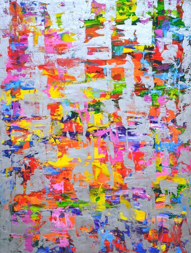 Expression with silver. par Iryna Kastsova, Peinture en vente sur Singulart
