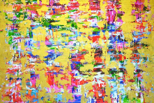 Expression with gold 2. di Iryna Kastsova, Pittura in vendita su Singulart