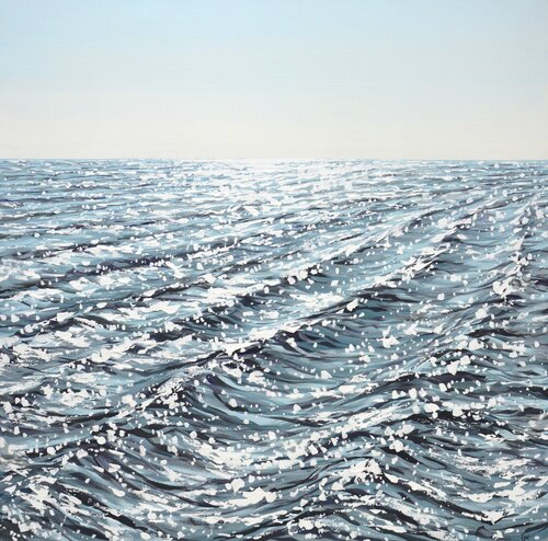 Silver of the ocean 3. di Iryna Kastsova, Pittura in vendita su Singulart