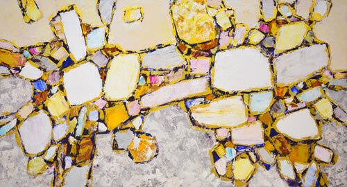 Gems and Gold. di Iryna Kastsova, Pittura in vendita su Singulart