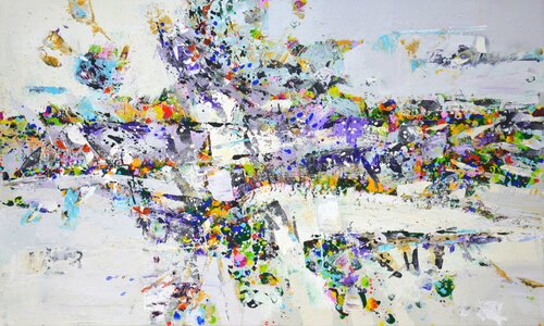 Courchevel. par Iryna Kastsova, Peinture en vente sur Singulart