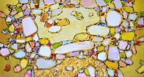 Gems and gold 3. di Iryna Kastsova, Pittura in vendita su Singulart