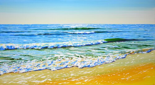 Sea. Light 10. von Iryna Kastsova, Malerei kaufen auf Singulart