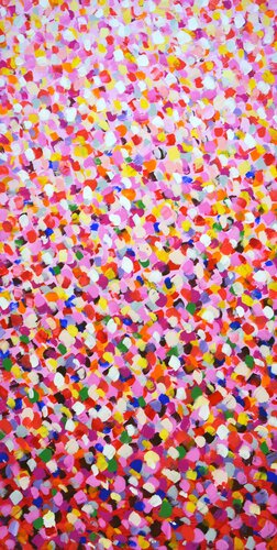 Pink and red. par Iryna Kastsova, Peinture en vente sur Singulart