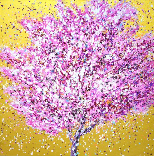 Sakura cherry blossoms 2. von Iryna Kastsova, Malerei kaufen auf Singulart