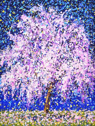 Sakura cherry blossoms 3. von Iryna Kastsova, Malerei kaufen auf Singulart