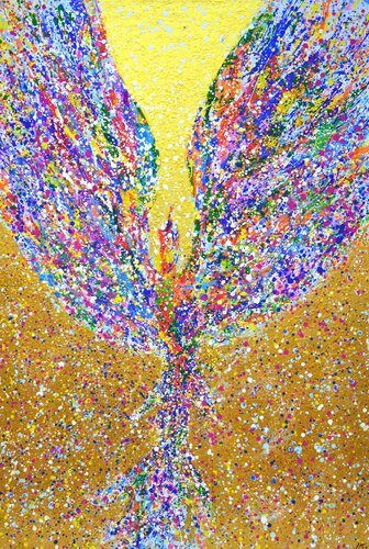 Phoenix. di Iryna Kastsova, Pittura in vendita su Singulart
