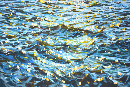 Waves. Glare 5. von Iryna Kastsova, Malerei kaufen auf Singulart