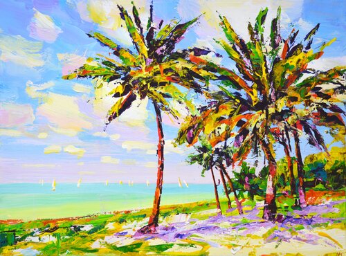 Beach. Ocean.Palms. Iryna Kastsova
