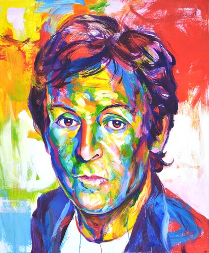 Paul McCartney von Iryna Kastsova, Malerei kaufen auf Singulart