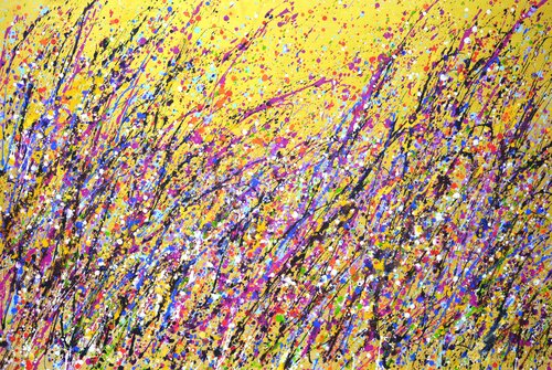 Expression on gold 3. di Iryna Kastsova, Pittura in vendita su Singulart