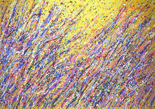 Expression on gold 6. di Iryna Kastsova, Pittura in vendita su Singulart