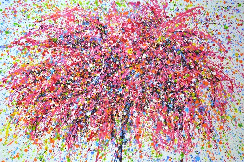 The Red tree. van Iryna Kastsova, Schilderij te koop op Singulart