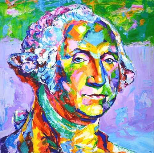 George Washington von Iryna Kastsova, Malerei kaufen auf Singulart