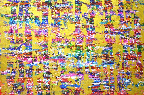 Expression with gold 3. di Iryna Kastsova, Pittura in vendita su Singulart