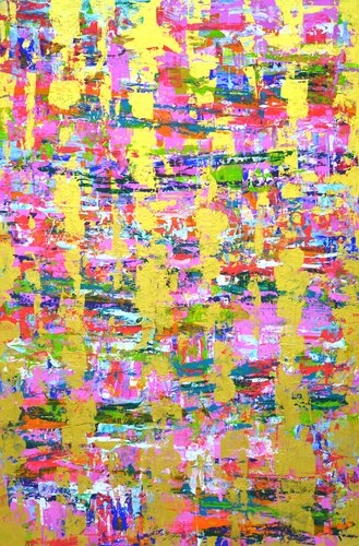 Expression with gold 5. par Iryna Kastsova, Peinture en vente sur Singulart