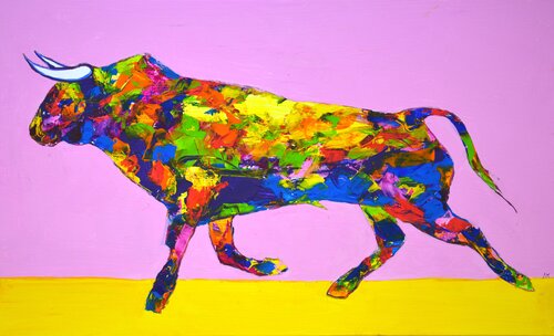 Bull di Iryna Kastsova, Pittura in vendita su Singulart