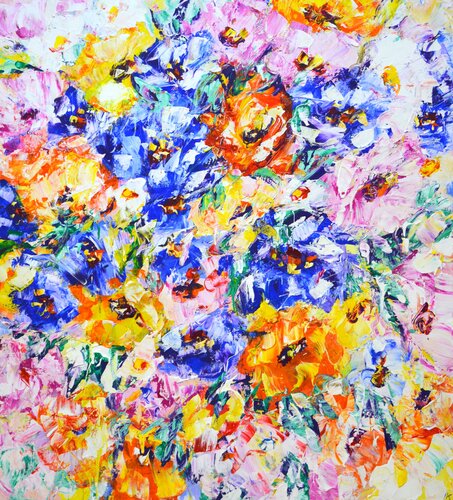 Flowers 50. par Iryna Kastsova, Peinture en vente sur Singulart