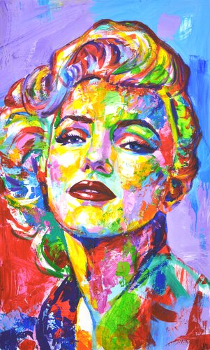 Marilyn Monroe 10. par Iryna Kastsova, Peinture en vente sur Singulart