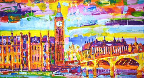 Favorite London. di Iryna Kastsova, Pittura in vendita su Singulart