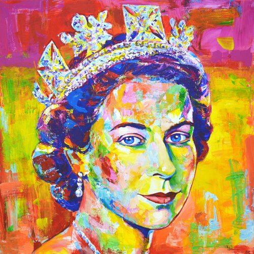 Queen Elizabeth II. Iryna Kastsova