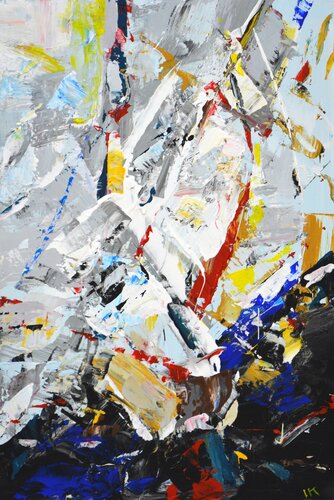 Abstract Regatta. par Iryna Kastsova, Peinture en vente sur Singulart