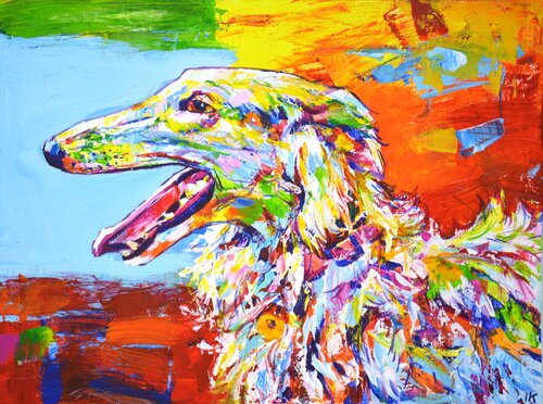 Dog. di Iryna Kastsova, Pittura in vendita su Singulart