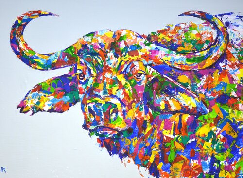 Bull 3. di Iryna Kastsova, Pittura in vendita su Singulart
