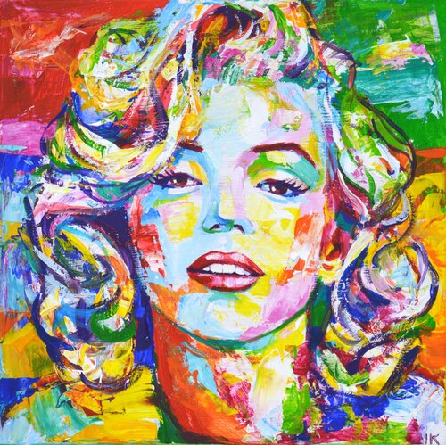 Marilyn Monroe 9. di Iryna Kastsova, Pittura in vendita su Singulart