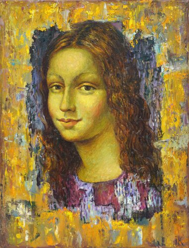 Thoughtful muse. par Iryna Kastsova, Peinture en vente sur Singulart
