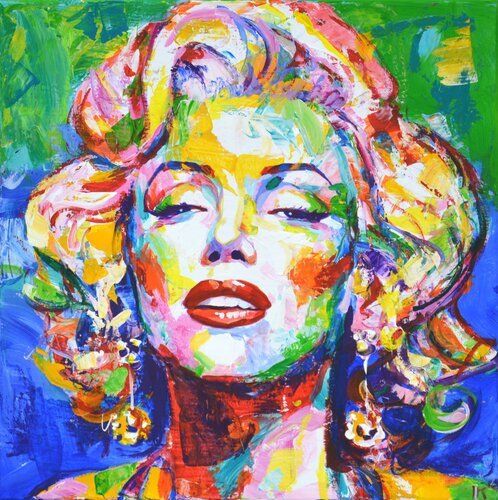 Marilyn Monroe 11. di Iryna Kastsova, Pittura in vendita su Singulart