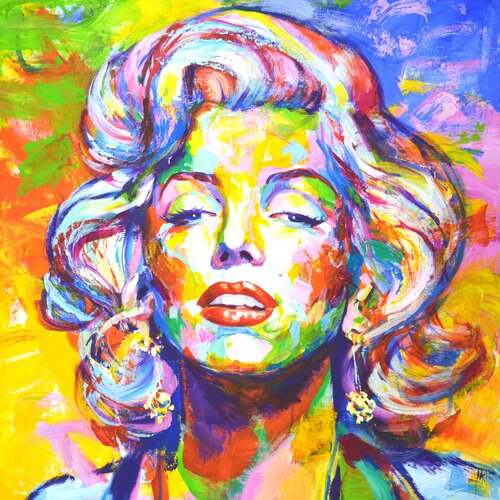 Marilyn Monroe 12 par Iryna Kastsova, Peinture en vente sur Singulart