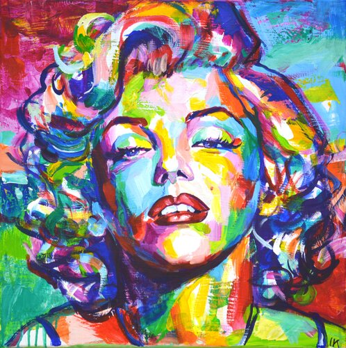 Marilyn Monroe 15 par Iryna Kastsova, Peinture en vente sur Singulart