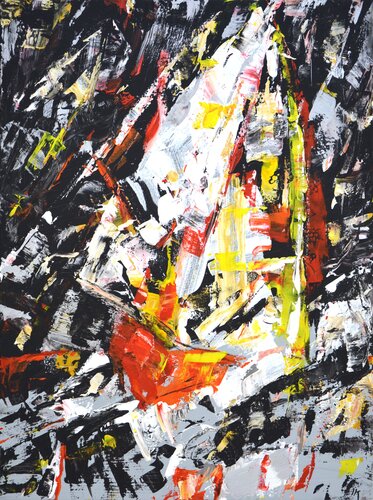 Abstract regatta 5. von Iryna Kastsova, Malerei kaufen auf Singulart