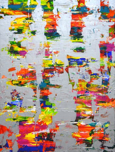 Expression with silver 9. di Iryna Kastsova, Pittura in vendita su Singulart