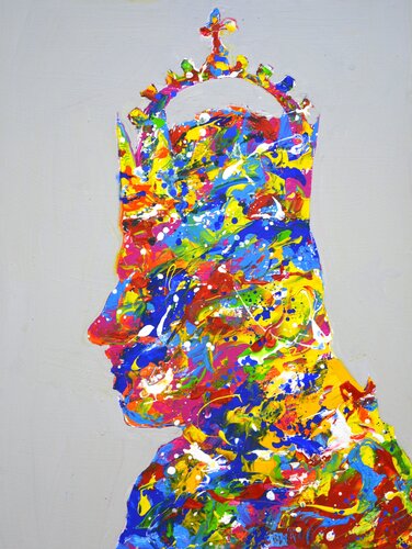 King. van Iryna Kastsova, Schilderij te koop op Singulart