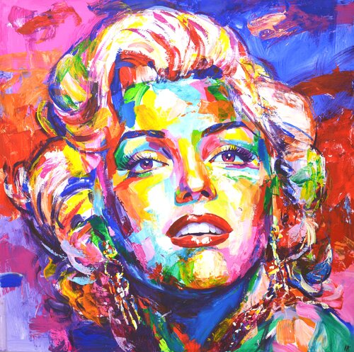 Marilyn Monroe 19 van Iryna Kastsova, Schilderij te koop op Singulart