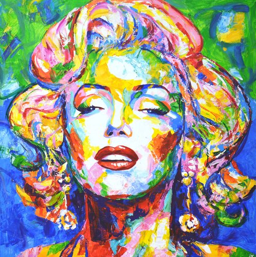 Marilyn Monroe 20 van Iryna Kastsova, Schilderij te koop op Singulart