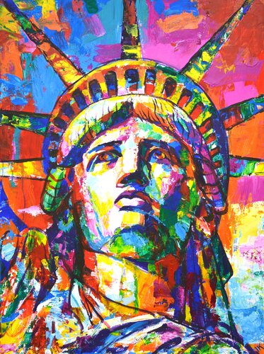 Statue of Liberty 2 von Iryna Kastsova, Malerei kaufen auf Singulart
