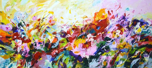 Expression. Flower field. Iryna Kastsova