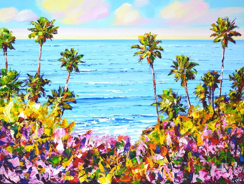 Summer. California. von Iryna Kastsova, Malerei kaufen auf Singulart