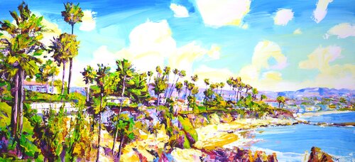 California. Palm trees. Beach. Iryna Kastsova