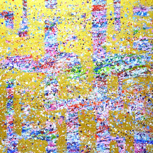 Expression with gold 26. van Iryna Kastsova, Schilderij te koop op Singulart