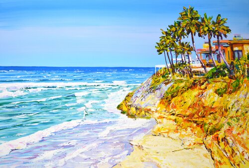 House. Ocean von Iryna Kastsova, Malerei kaufen auf Singulart