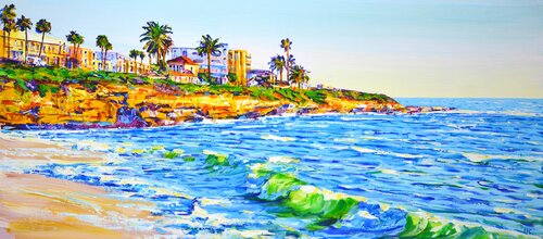 San Diego La Jolla van Iryna Kastsova, Schilderij te koop op Singulart