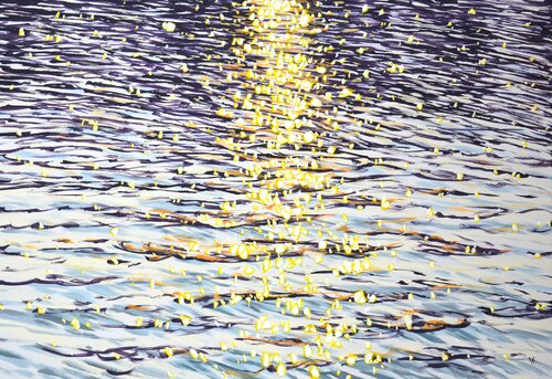 Shimmer on the water 6 von Iryna Kastsova, Malerei kaufen auf Singulart