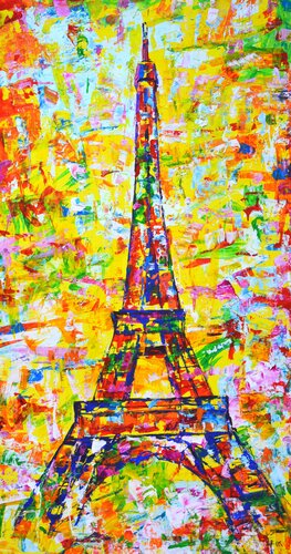 Eiffel Tower 2. Paris. di Iryna Kastsova, Pittura in vendita su Singulart