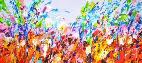 Expressive flower field Iryna Kastsova