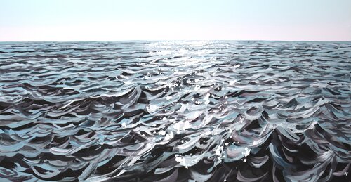 Ocean Glow 3 von Iryna Kastsova, Malerei kaufen auf Singulart